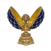 Faberge style egg with bouquet medium