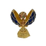 Faberge style egg with bouquet small