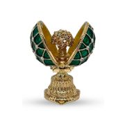 Faberge style egg with a bouquet