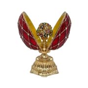 Faberge style egg with bouquet medium