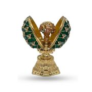 Faberge style egg with a bouquet