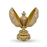 Faberge style egg with a Crown