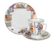 3 pcs coffee set Ballet "Don Quixote"