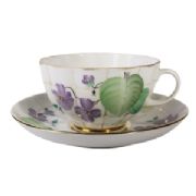 Tea cup with saucer Tulip Forest Liliac