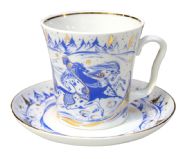 Mug and saucer Troika