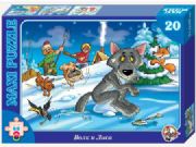 Puzzle "Wolf and Fox" Maxi (20 pcs)