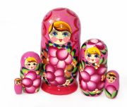5FM212 Nesting Doll w/Flowers Assorted 5FM212 Nesting Doll w/Flowers Assorted