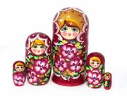5FM214 Nesting Doll w/Flowers Assorted 5FM214 Nesting Doll w/Flowers Assorted