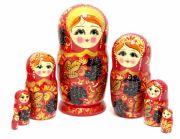 7FL213 Nesting Doll w/Flowers Assorted 7FL213 Nesting Doll w/Flowers Assorted