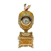 Faberge style egg  "Chicken with Clock" music box