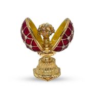 Faberge style egg with a bouquet