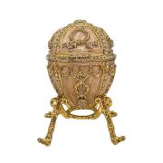 Faberge style egg With flower and pendant