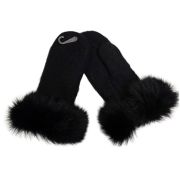 Mittens with fur 8400-18F