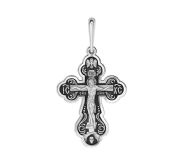 Orthodox Cross with the Crucifixion of Christ