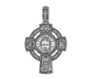 Orthodox Cross with the Holy Face of Christ and the Prayer
