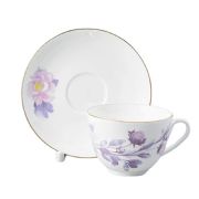 Tea cup Delicate peony (violet) with saucer